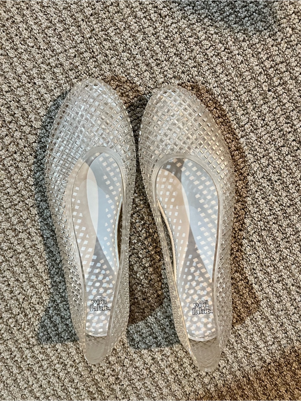 wild fable Clear Jelly Ballet Flats - Transparent